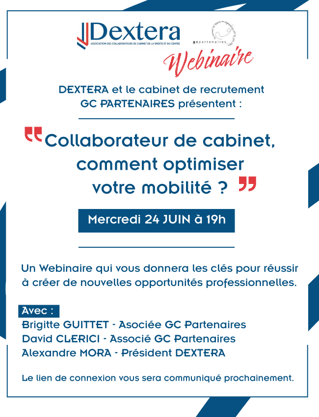 2eme Webinaire DEXTERA le 24 juin 2020