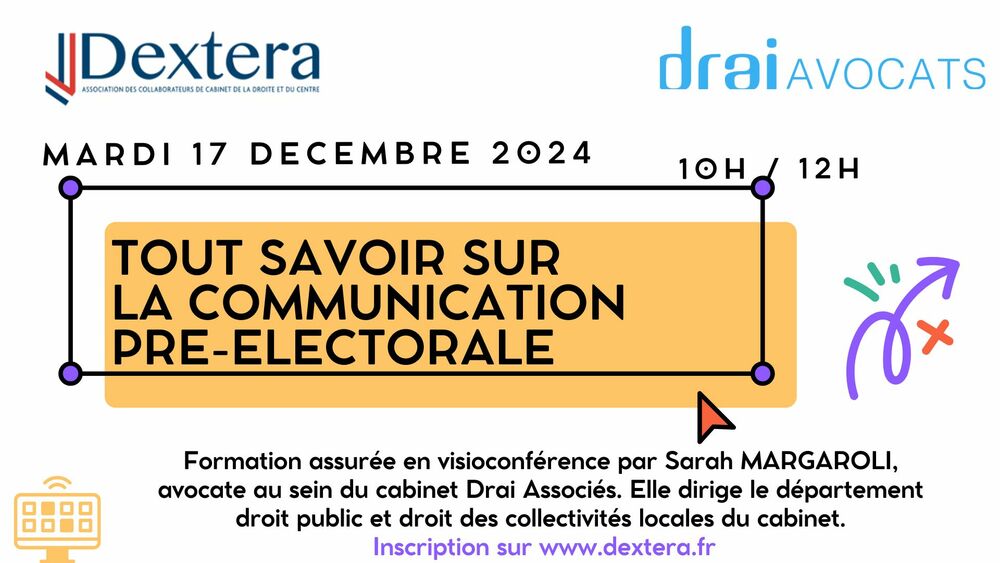 Formation aux règles de communication en période prééléctorale