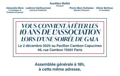 Soirée de gala des 10 ans de Dextera