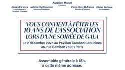 Soirée de gala des 10 ans de Dextera